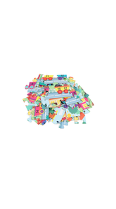 1- لعبة تركيب بازل قطار الأرقام التعليمي للأطفال - 36 قطعة